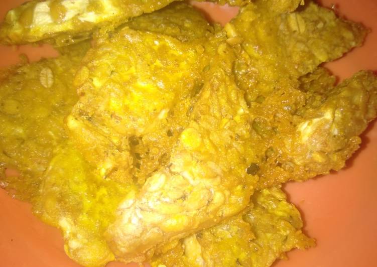 Tempe bumbu cryspy