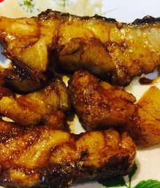 cá tuyết nướng