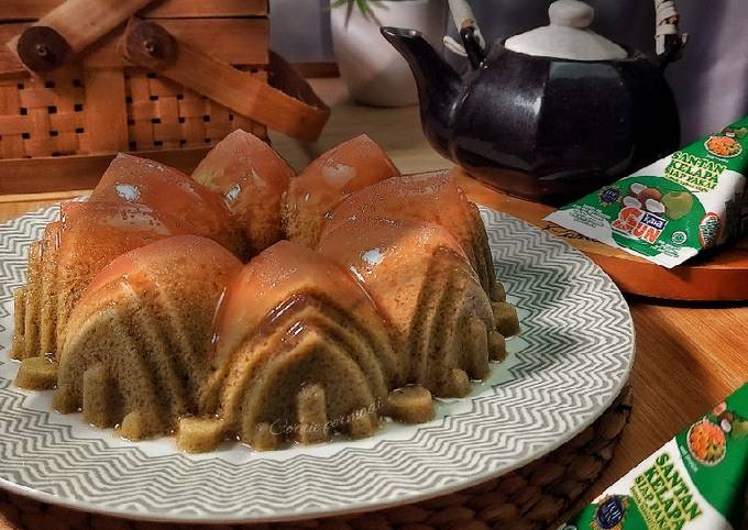 Cara bikin Pudding Lumut Pandan Nangka Cara bikin Pudding Lumut Pandan Nangka