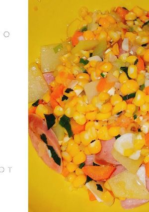 Foto resep 1. Serundeng Jagung (menu diet)