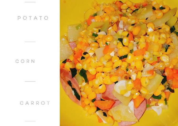 Wajib coba! Resep gampang bikin 1. Serundeng Jagung (menu diet)  nagih banget