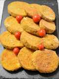 Cotolette di melanzane impanate al forno