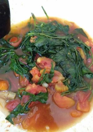Foto resep Cah kangkung sederhana