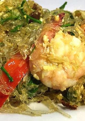 รูปของ กุ้งผัดวุ้นเส้น