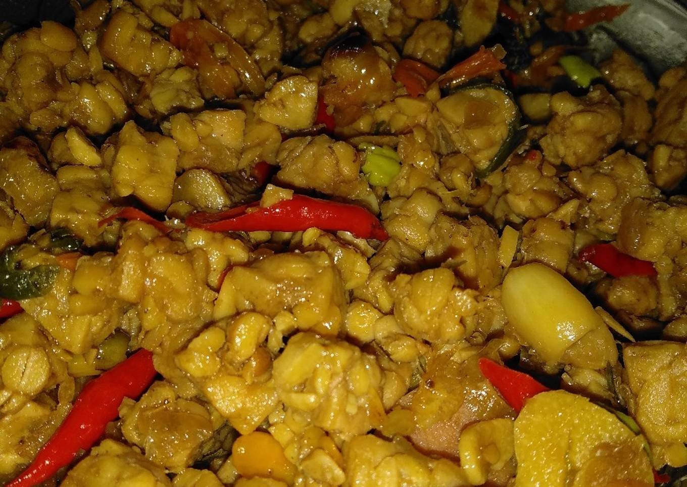 Oseng Tempe Sosis Peteee