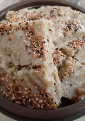 A picture of Sprouted Moong Dhokla.