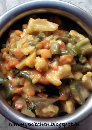 A picture of Navratan Korma.