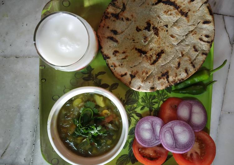 Steps to Make Quick Hari bhari sabji