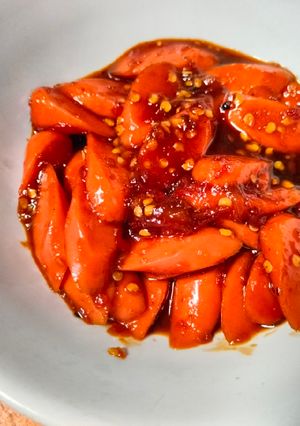 Foto resep Sosis kecap pedas
