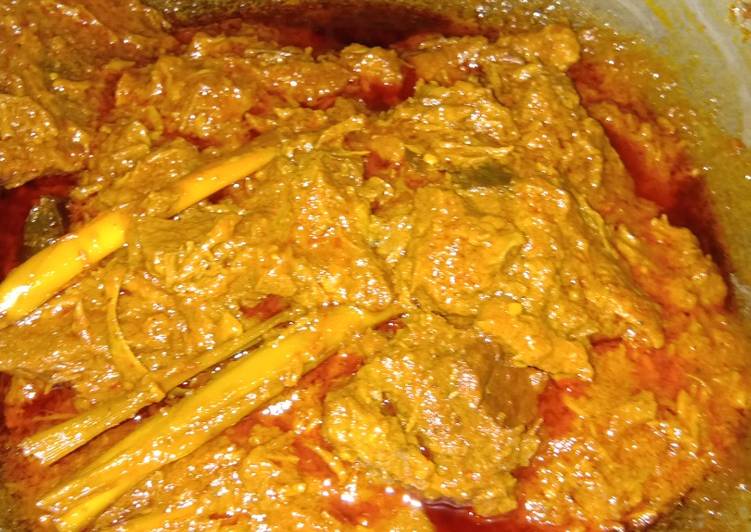 Langkah Mudah untuk Membuat Rendang padang uni anthie, Enak