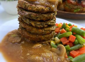 Foto resep Hamburg Steak kulit pisang