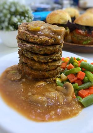 Foto resep Hamburg Steak kulit pisang