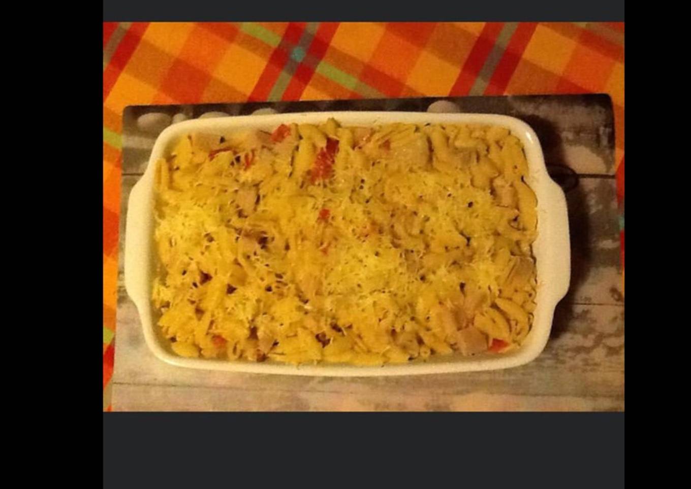 Gratin de gnocchis jambon artichaut et 4 fromages