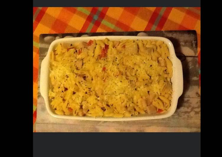 A révélé le secret de la recette Gratin de gnocchis jambon artichaut et 4 fromages spécial