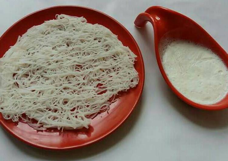 Rice noodles with Coconut cream