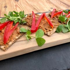 A picture of Peanut Chilli Crunch #MyCookbook.