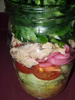 Una foto de Ensalada de tarro