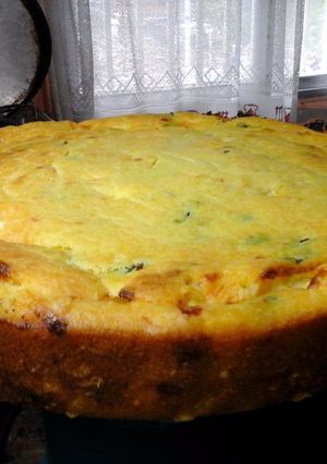 Una foto de Sopa paraguaya (torta de queso salada sin gluten)