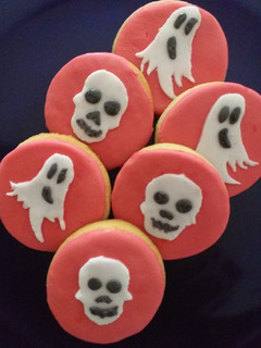Foto principal de Galletas de mantequilla para decorar con fondant para Halloween