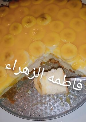 صورة لوصفة كيك الموز والبرتقال