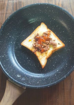 Foto resep Roti bakar daging cincang
