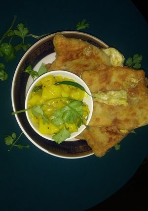 মোগলাই পরোটা (mughlai porota recipe in Bengali) রেসিপির প্রধান ছবি