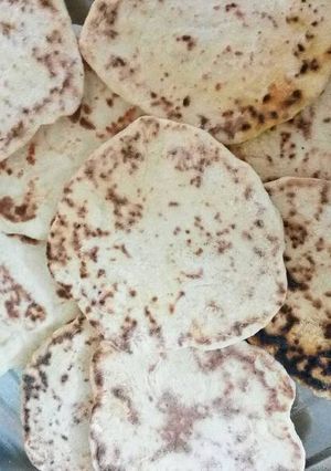 صورة لوصفة خبز عربي بيتي