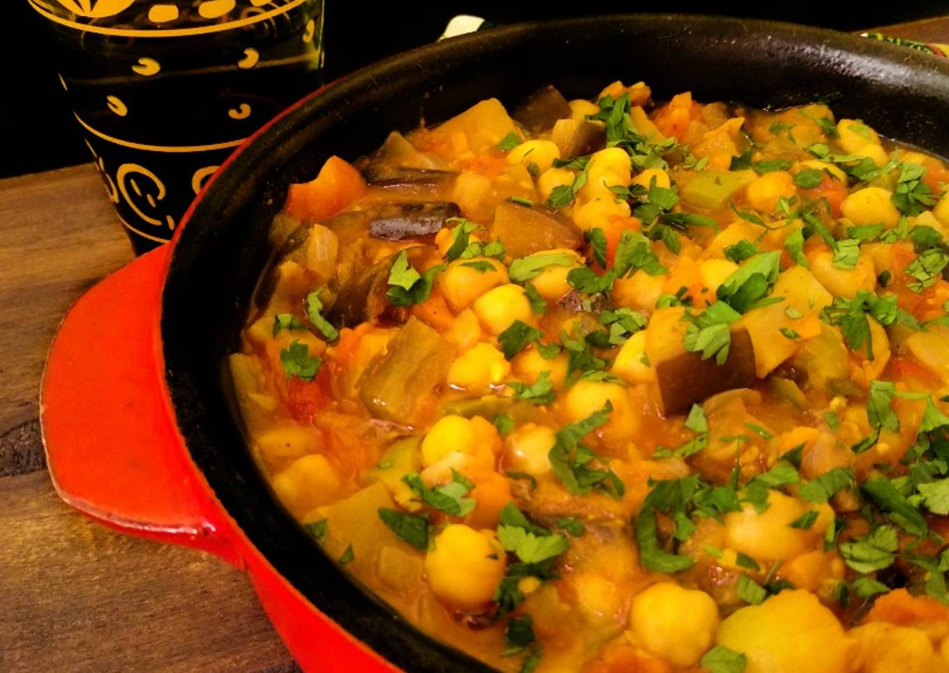 Guiso griego de berenjena🍲🥕🍅🍆