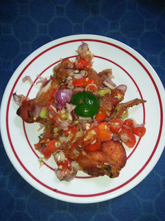 Foto resep Ayam goreng sambal matah