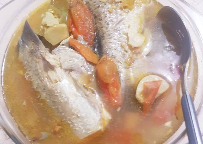 Pindang Ikan Kakap Asem Pedes