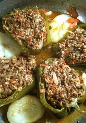 Una foto de Ajíes rellenos