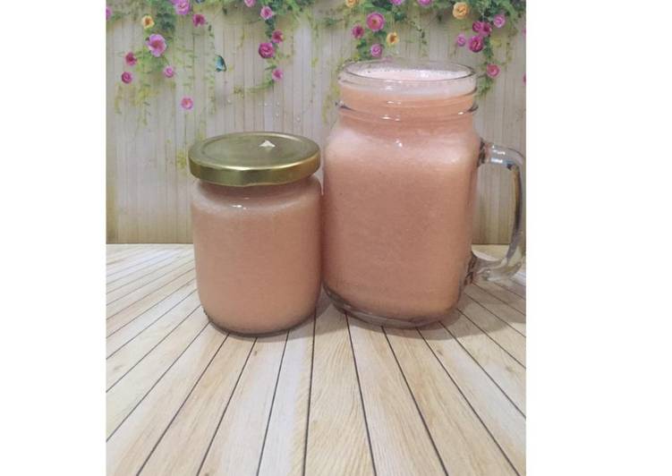 Resep: saat makan malamDiet Juice Jicama (Bengkoang) Ambarella (Kedondong) Watermelon Pineapple