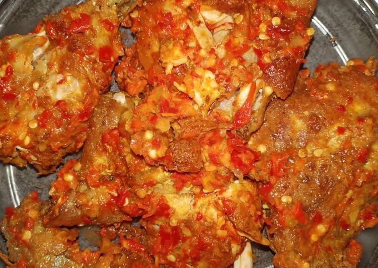 Resep @MANTAP Ayam Geprek Padang menu masakan harian