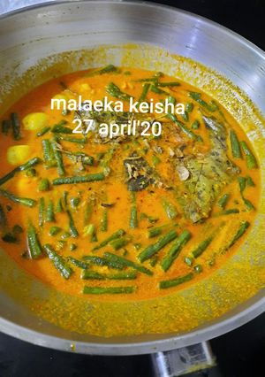 Foto resep Kacang Panjang bumbu gulai pedas
