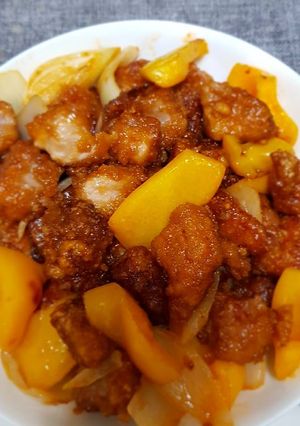 A picture of Sweet and Sour Pork.