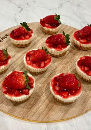 صورة لوصفة ميني تشيز كيك 🍓