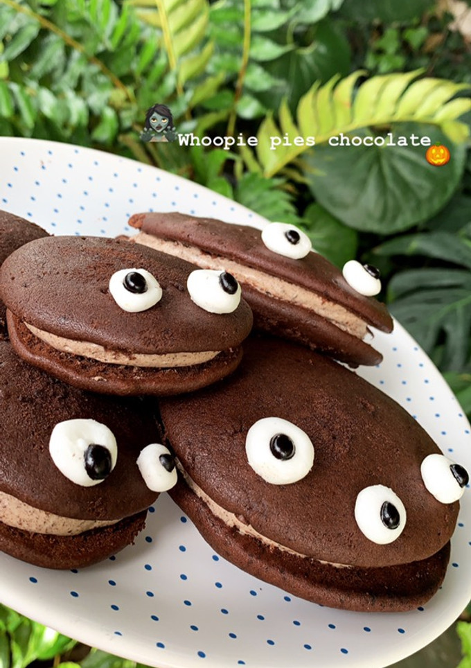 Una foto de Whoopie pies monstruosos 🧟‍♀️ (especial halloween)🦇