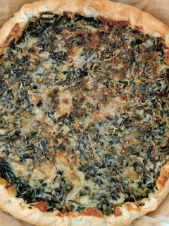 Foto di Torta salata con portulaca