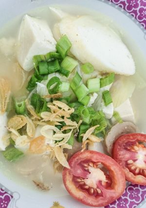 Foto resep Sup otak2 Singapore + tahu