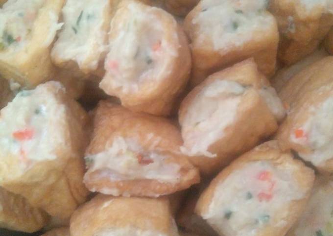 Resep Tahu bakso ayam Resep Tahu bakso ayam