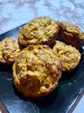 Muffins salados de plátano
