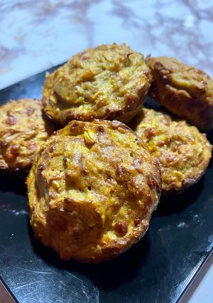 Una foto de Muffins salados de plátano