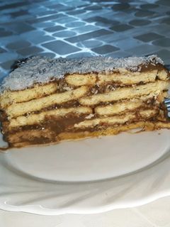 Albert kekszes torta recept fotója