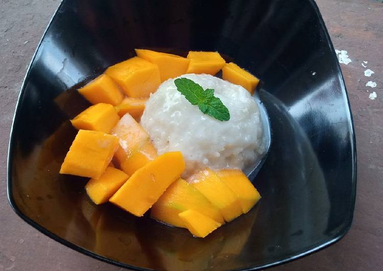 Bagaimana Membuat Thai Mango Sticky Rice yang Lezat Sekali