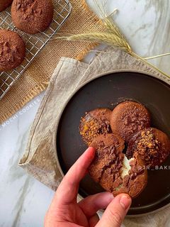 Foto resep Chocolate Mochi Cookies