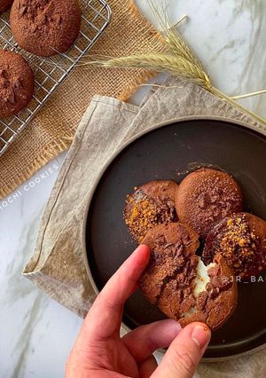 Foto resep Chocolate Mochi Cookies