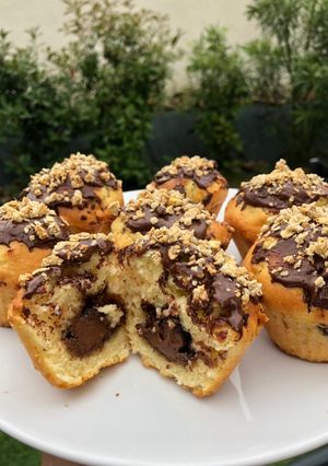 Une photo de Muffins cœur Nutella
