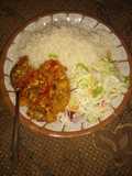 Rice, Salad & Potato Stew