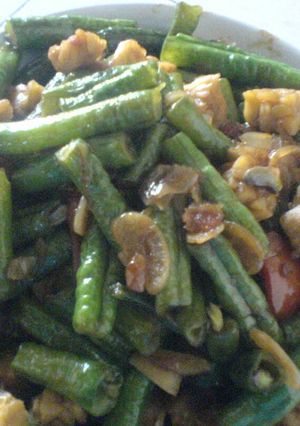 Foto resep Oseng tempe kacang panjang