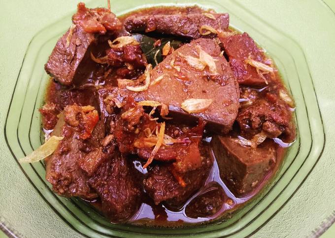 Semur daging dan ati sapi